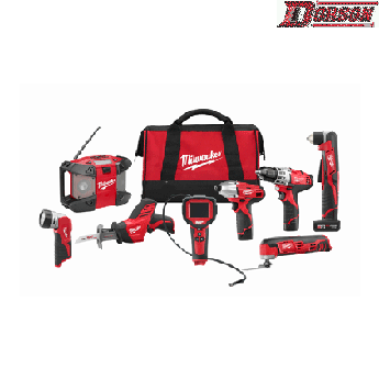 MILWAUKEE M12™ Cordless LITHIUM-ION 8-Tool Combo Kit