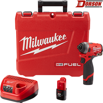 MILWAUKEE M12 FUEL™ 1/4" Hex Impact Driver Kit