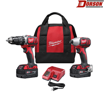 MILWAUKEE M18™ Cordless LITHIUM-ION 2-Tool Combo Kit (Driver/Impact)