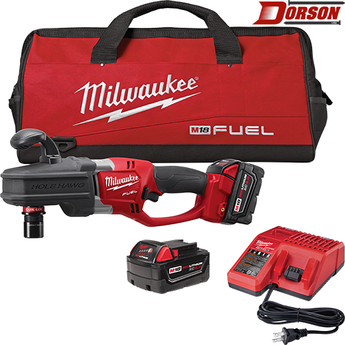 MILWAUKEE M18 FUEL™ HOLE HAWG® Right Angle Drill Kit w/ QUIK-LOK™