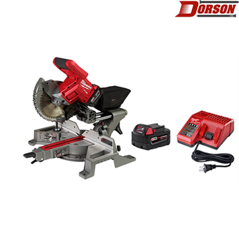 MILWAUKEE M18 FUEL™ 7-1/4” Dual Bevel Sliding Compound Miter Saw Kit