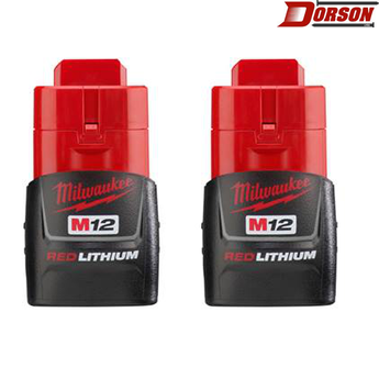 MILWAUKEE M12 REDLITHIUM™ Compact Battery Two Pack