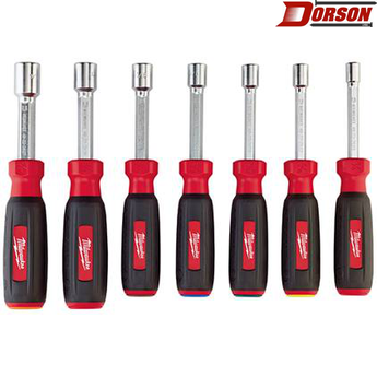 MILWAUKEE 7 PC Magnetic HollowCore™ SAE Nut Driver Set