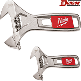 MILWAUKEE 2 PC. ADJUSTABLE WRENCH SET 6" & 10"