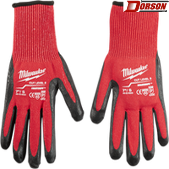 MILWAUKEE Cut Level 3 Dipped Gloves