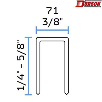 BEA 23ga 3/8 x 1/4 staples