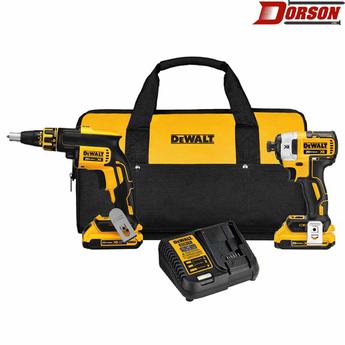 DEWALT 20V MAX* XR® Drywall Screwgun & Impact Driver Kit (2.0Ah)