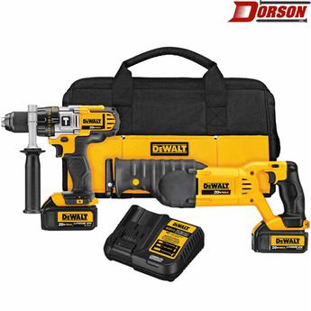 DEWALT 20V MAX* Lithium Ion Hammerdrill / Recip Saw Combo Kit (3.0 Ah)