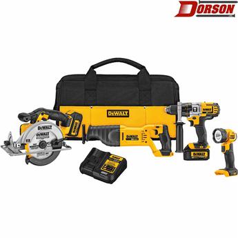 DEWALT 20V MAX* Lithium Ion 4-Tool Combo Kit (3.0 Ah)