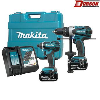 MAKITA 18V (4.0 Ah) LXT 2 Tool Combo Kit (DLX2005M)