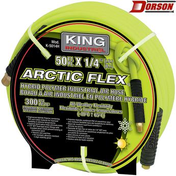 KING  50 feet x 1/4" Hybrid Polymer industrial air hose 