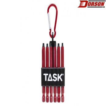 TASK 6pc 3" #2 Robertson® Carabiner Clip - Bulk