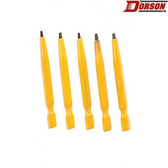 TASK #0 Robertson® 2" Yellow Two-Piece Screwdriver Bit - Bulk