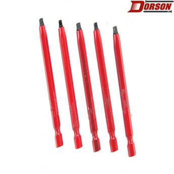 TASK #2 Robertson® 3" Red Two-Piece Screwdriver Bit - Bulk